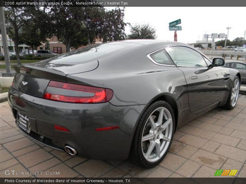 Meteorite Silver / Kestrel Tan 2008 Aston Martin V8 Vantage Coupe