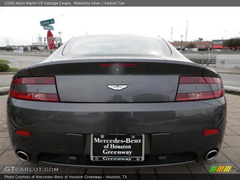 Meteorite Silver / Kestrel Tan 2008 Aston Martin V8 Vantage Coupe