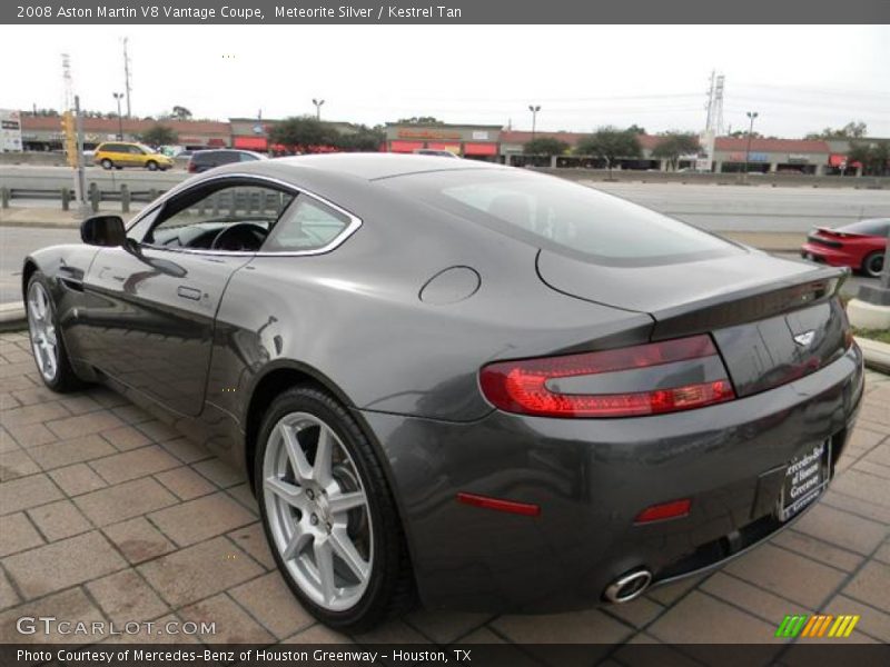 Meteorite Silver / Kestrel Tan 2008 Aston Martin V8 Vantage Coupe