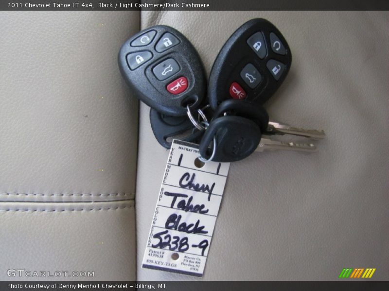 Black / Light Cashmere/Dark Cashmere 2011 Chevrolet Tahoe LT 4x4