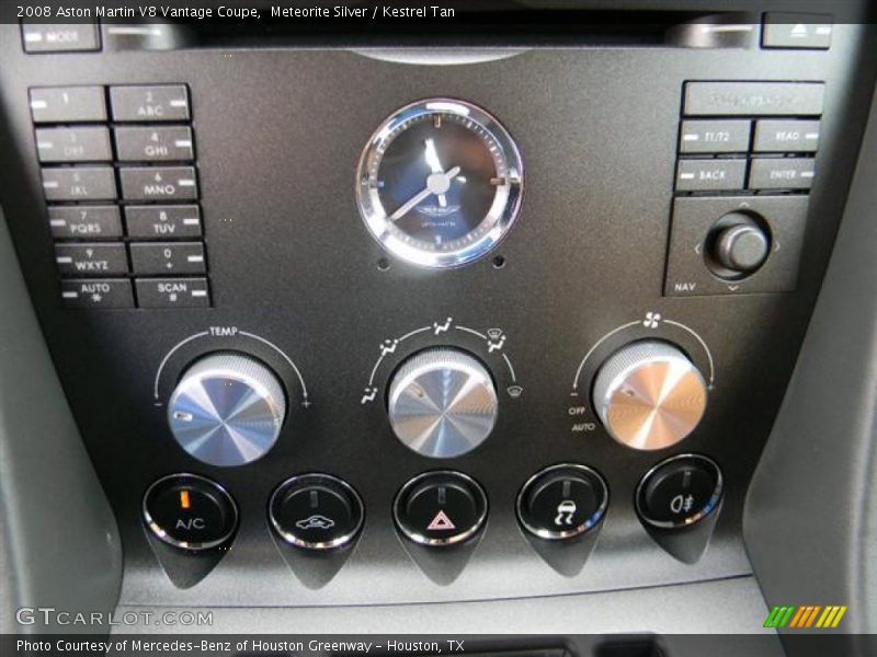 Controls of 2008 V8 Vantage Coupe