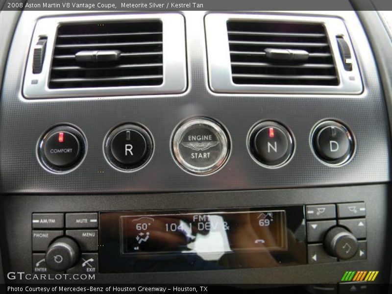 Controls of 2008 V8 Vantage Coupe
