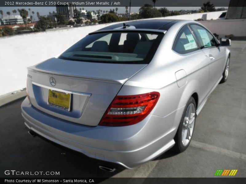 Iridium Silver Metallic / Ash 2012 Mercedes-Benz C 350 Coupe