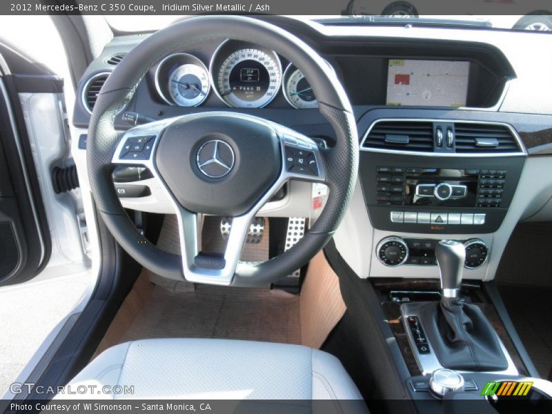 Iridium Silver Metallic / Ash 2012 Mercedes-Benz C 350 Coupe