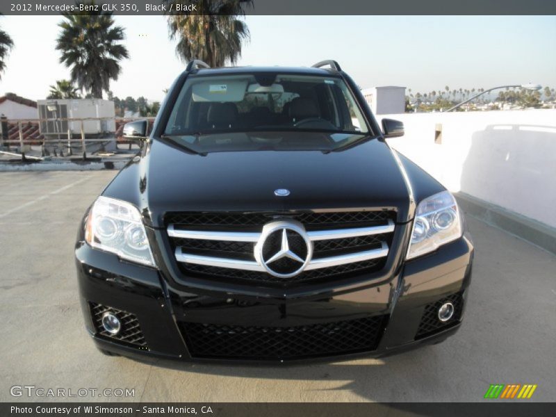 Black / Black 2012 Mercedes-Benz GLK 350