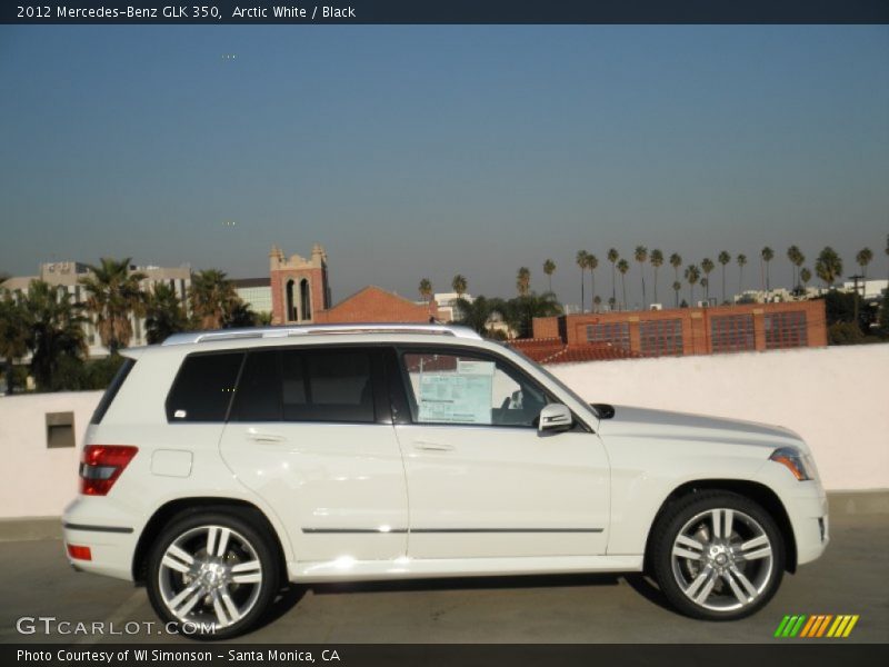 Arctic White / Black 2012 Mercedes-Benz GLK 350