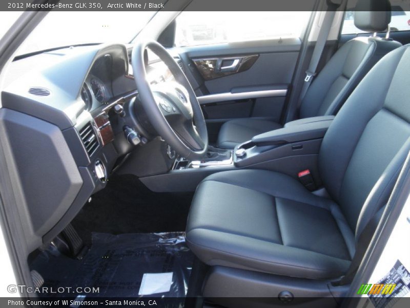 Arctic White / Black 2012 Mercedes-Benz GLK 350