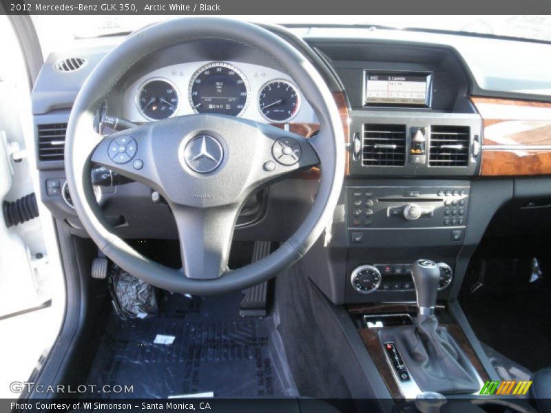 Arctic White / Black 2012 Mercedes-Benz GLK 350