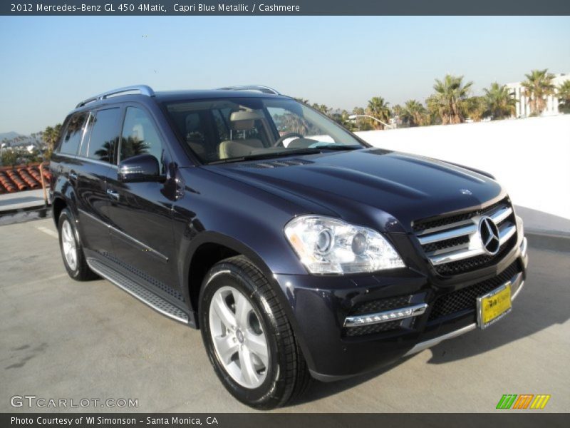 Capri Blue Metallic / Cashmere 2012 Mercedes-Benz GL 450 4Matic