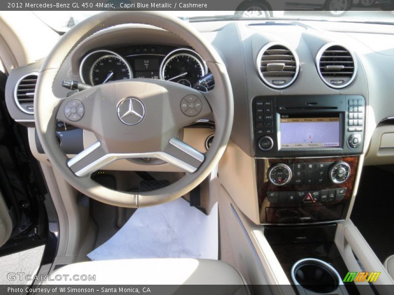 Capri Blue Metallic / Cashmere 2012 Mercedes-Benz GL 450 4Matic