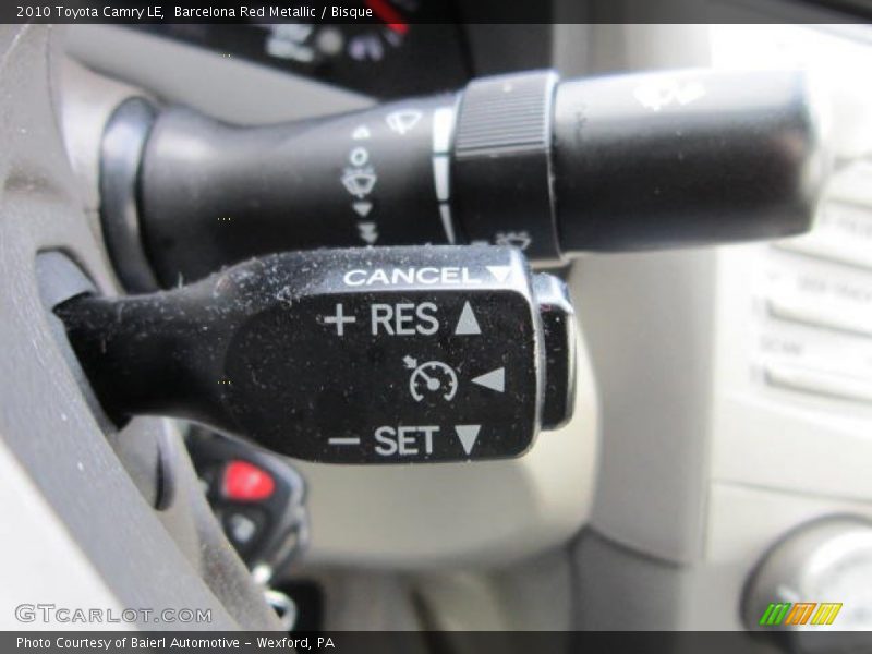 Barcelona Red Metallic / Bisque 2010 Toyota Camry LE