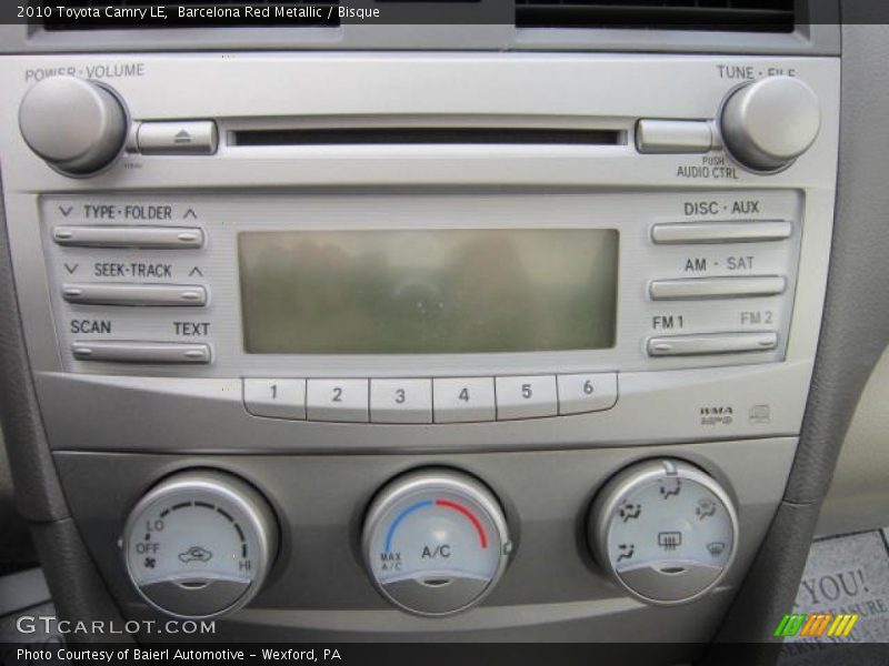 Barcelona Red Metallic / Bisque 2010 Toyota Camry LE