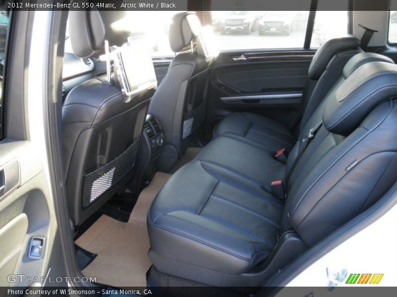 Arctic White / Black 2012 Mercedes-Benz GL 550 4Matic