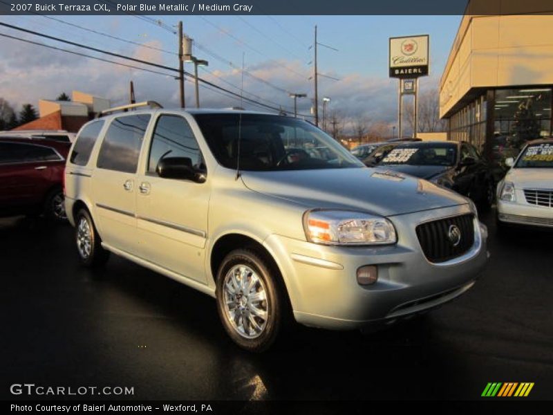 Polar Blue Metallic / Medium Gray 2007 Buick Terraza CXL