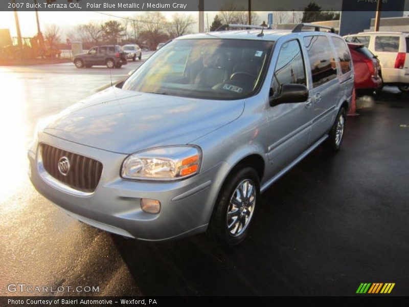 Polar Blue Metallic / Medium Gray 2007 Buick Terraza CXL