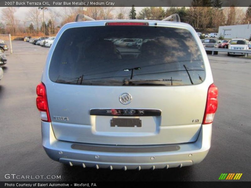 Polar Blue Metallic / Medium Gray 2007 Buick Terraza CXL