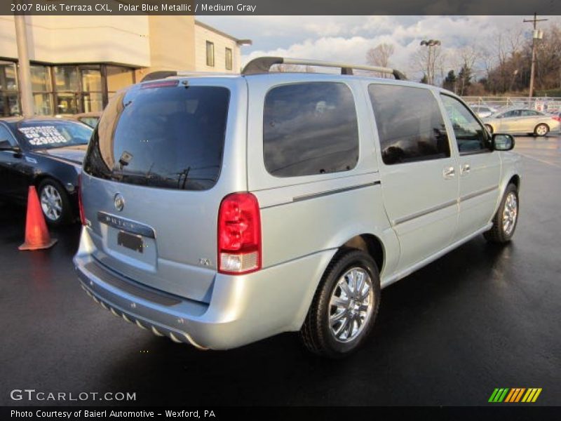 Polar Blue Metallic / Medium Gray 2007 Buick Terraza CXL