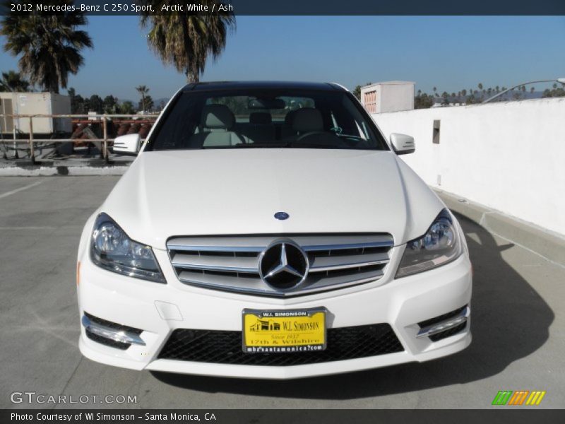 Arctic White / Ash 2012 Mercedes-Benz C 250 Sport