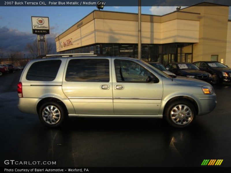 Polar Blue Metallic / Medium Gray 2007 Buick Terraza CXL