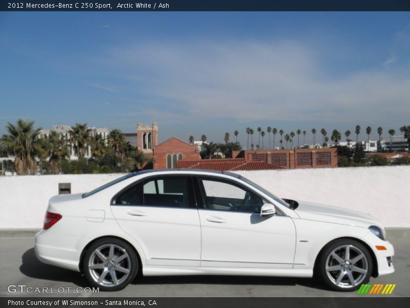 Arctic White / Ash 2012 Mercedes-Benz C 250 Sport