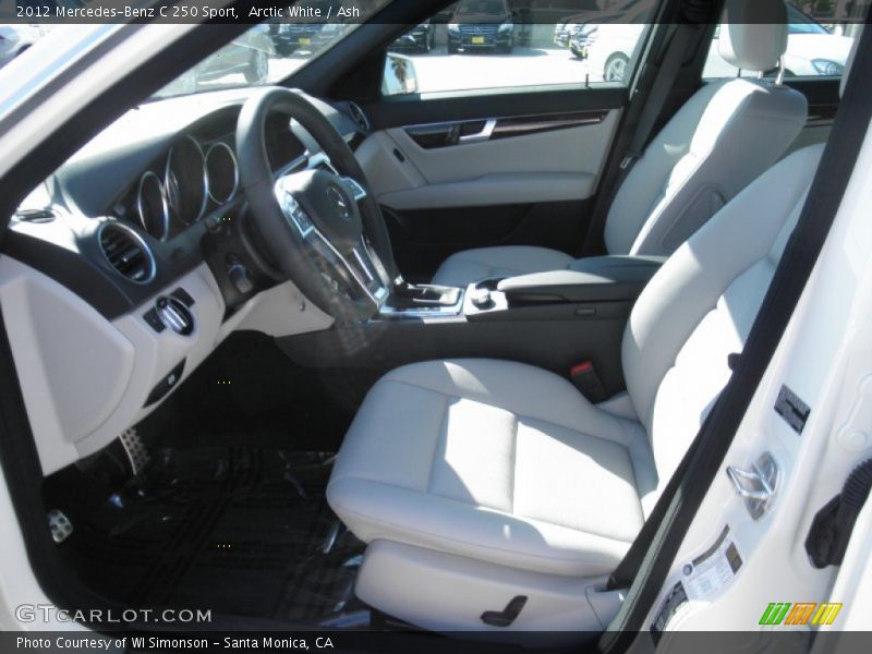 Arctic White / Ash 2012 Mercedes-Benz C 250 Sport