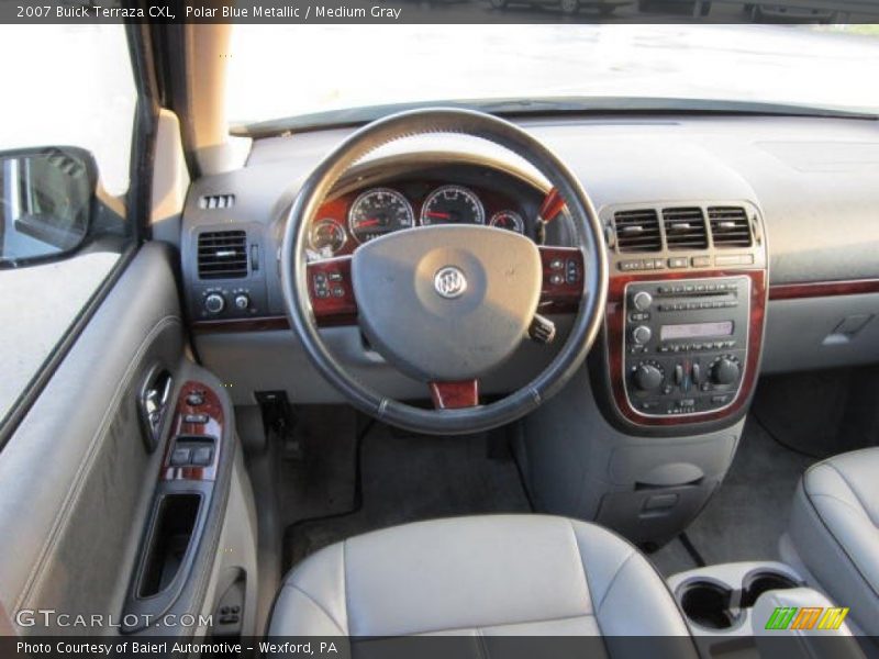 Polar Blue Metallic / Medium Gray 2007 Buick Terraza CXL