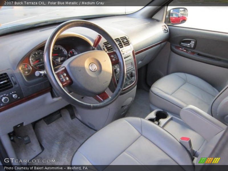 Polar Blue Metallic / Medium Gray 2007 Buick Terraza CXL