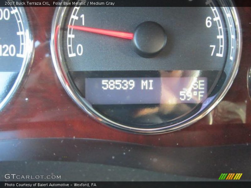 Polar Blue Metallic / Medium Gray 2007 Buick Terraza CXL