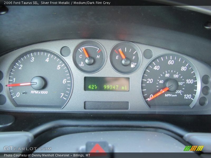 Silver Frost Metallic / Medium/Dark Flint Grey 2006 Ford Taurus SEL