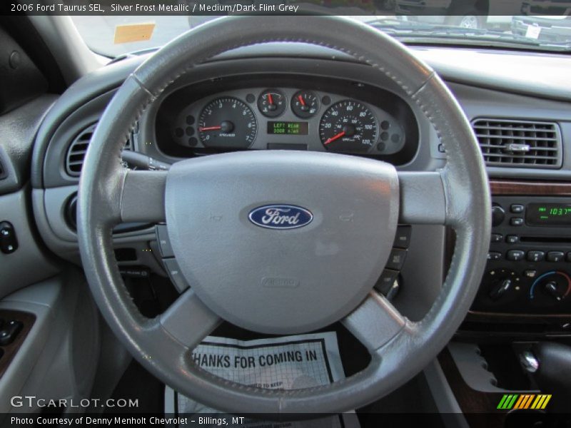 Silver Frost Metallic / Medium/Dark Flint Grey 2006 Ford Taurus SEL