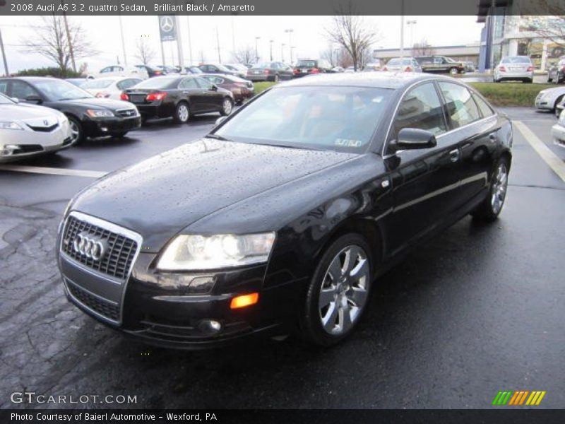 Brilliant Black / Amaretto 2008 Audi A6 3.2 quattro Sedan