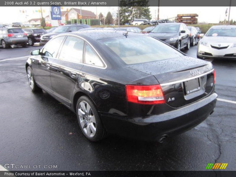 Brilliant Black / Amaretto 2008 Audi A6 3.2 quattro Sedan