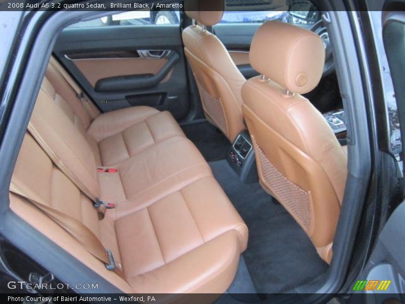 Brilliant Black / Amaretto 2008 Audi A6 3.2 quattro Sedan