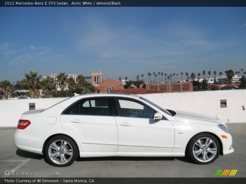 Arctic White / Almond/Black 2012 Mercedes-Benz E 350 Sedan