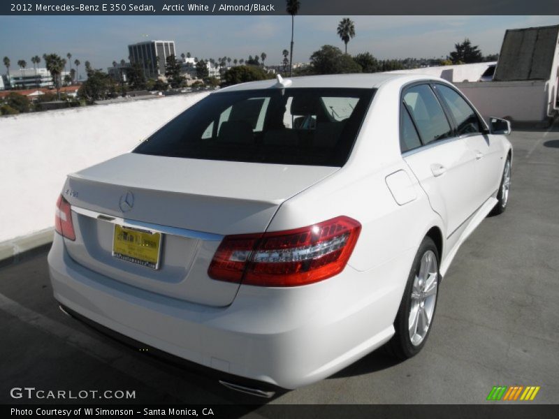 Arctic White / Almond/Black 2012 Mercedes-Benz E 350 Sedan