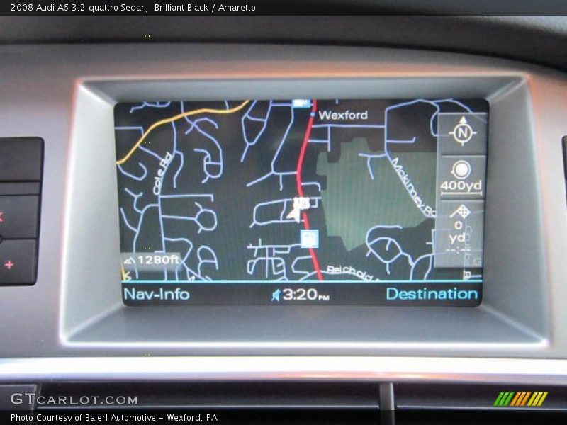 Brilliant Black / Amaretto 2008 Audi A6 3.2 quattro Sedan