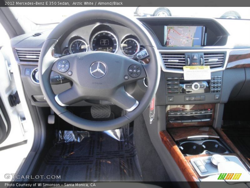 Arctic White / Almond/Black 2012 Mercedes-Benz E 350 Sedan