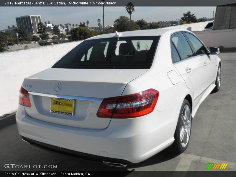 Arctic White / Almond/Black 2012 Mercedes-Benz E 350 Sedan