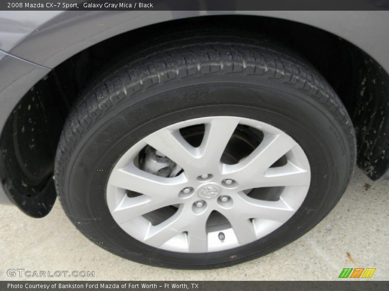 Galaxy Gray Mica / Black 2008 Mazda CX-7 Sport