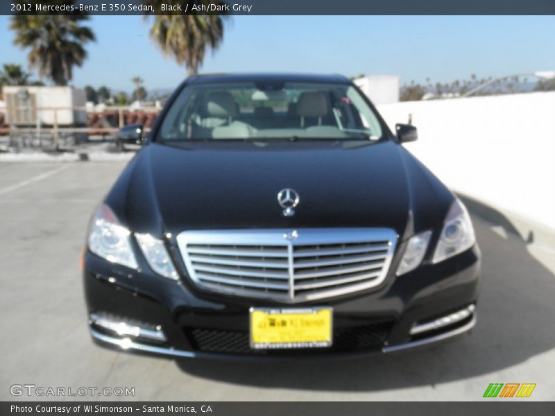 Black / Ash/Dark Grey 2012 Mercedes-Benz E 350 Sedan