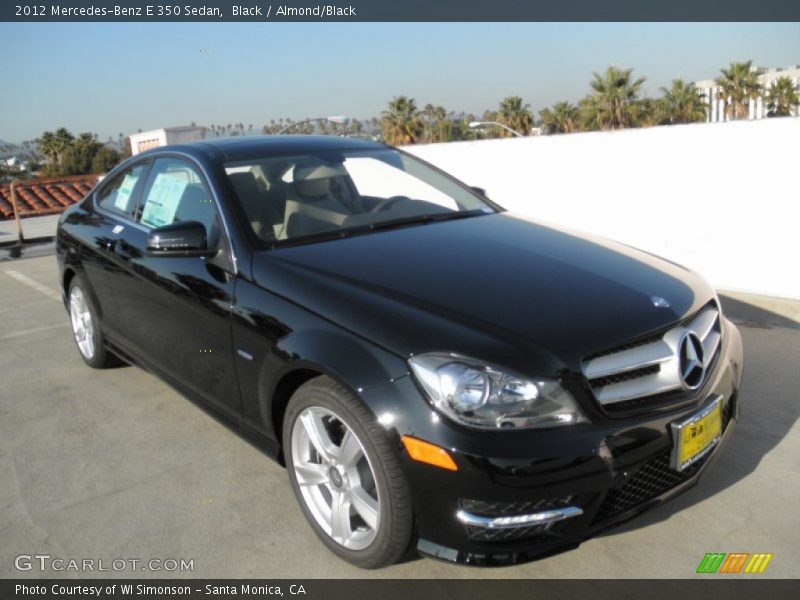 Black / Almond/Black 2012 Mercedes-Benz E 350 Sedan