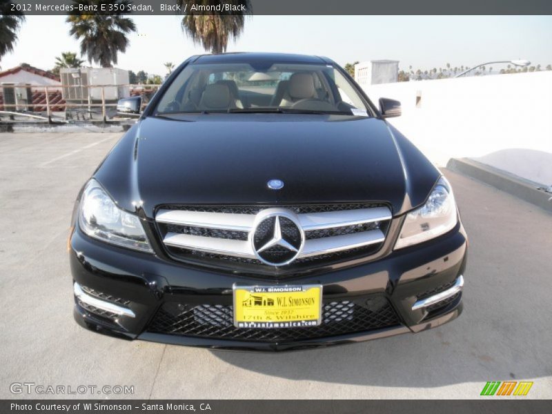 Black / Almond/Black 2012 Mercedes-Benz E 350 Sedan