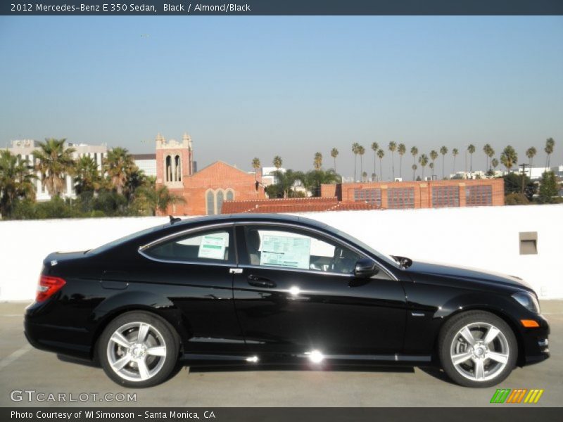 Black / Almond/Black 2012 Mercedes-Benz E 350 Sedan