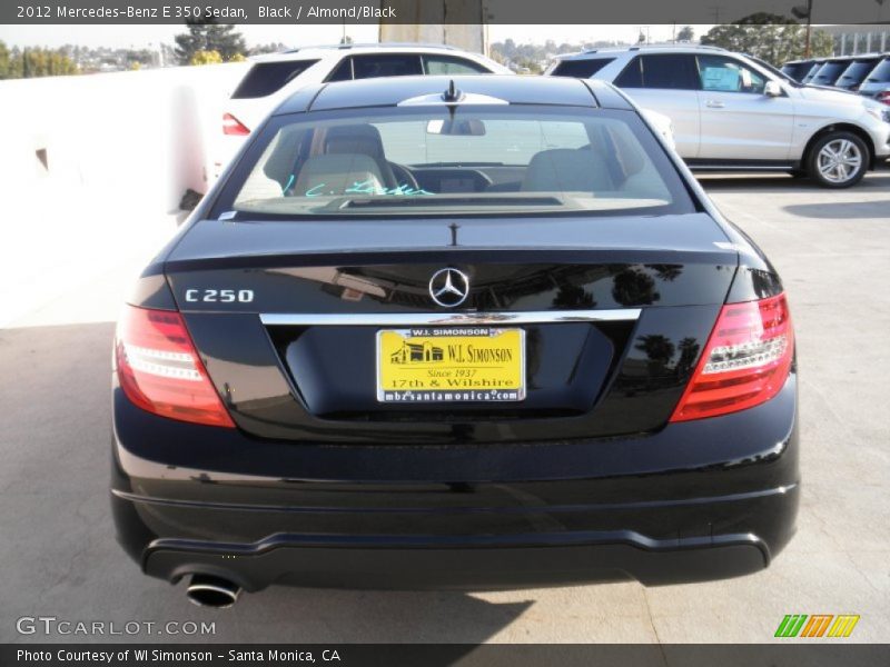 Black / Almond/Black 2012 Mercedes-Benz E 350 Sedan