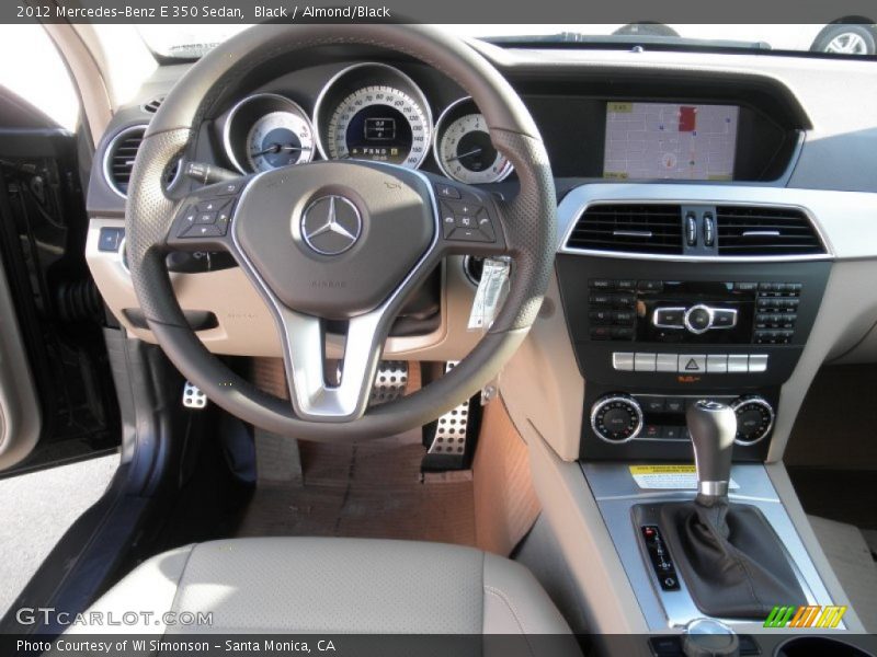 Black / Almond/Black 2012 Mercedes-Benz E 350 Sedan
