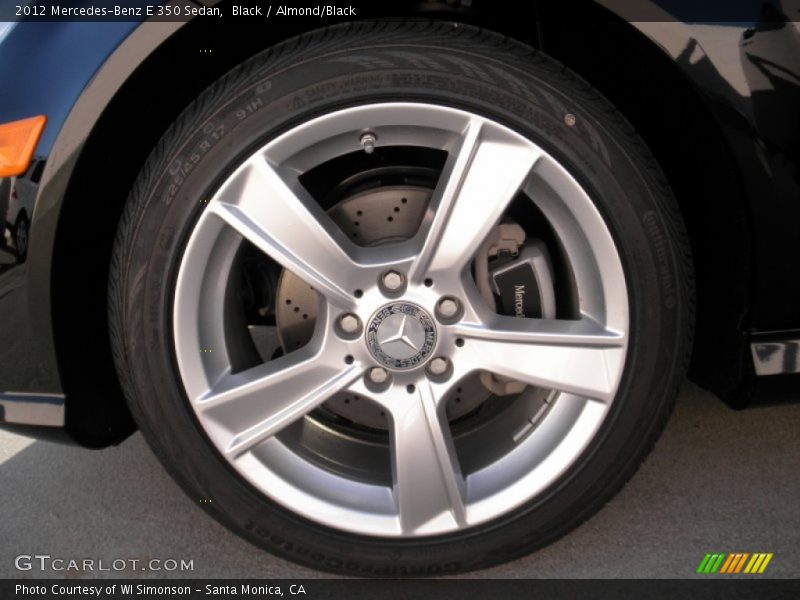 Black / Almond/Black 2012 Mercedes-Benz E 350 Sedan