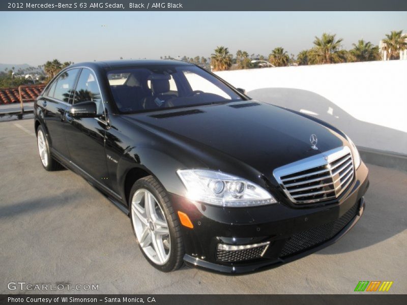 Black / AMG Black 2012 Mercedes-Benz S 63 AMG Sedan