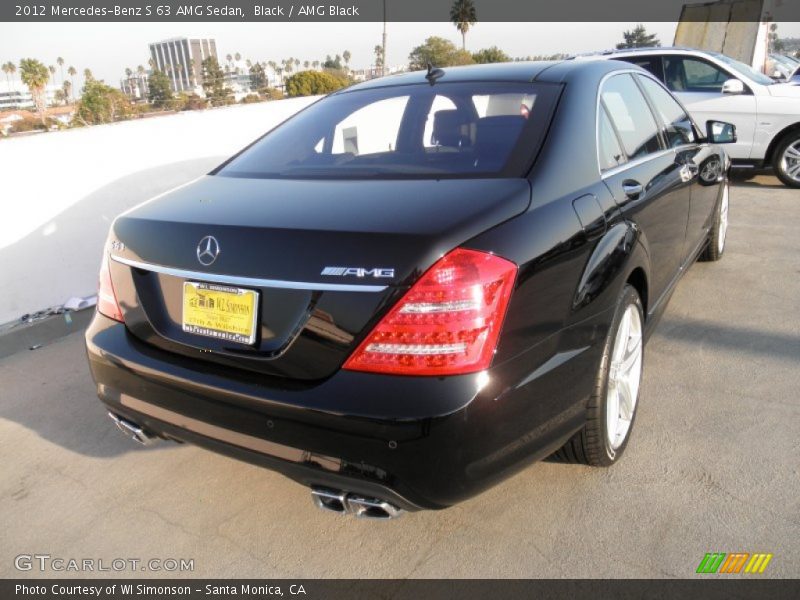 Black / AMG Black 2012 Mercedes-Benz S 63 AMG Sedan