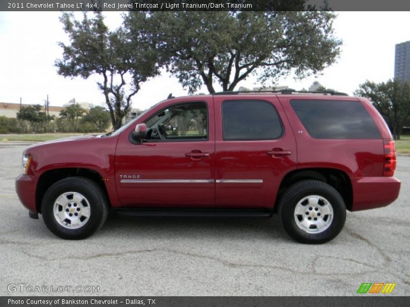Red Jewel Tintcoat / Light Titanium/Dark Titanium 2011 Chevrolet Tahoe LT 4x4