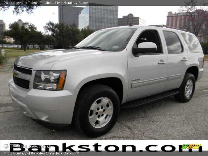 Sheer Silver Metallic / Ebony 2011 Chevrolet Tahoe LT